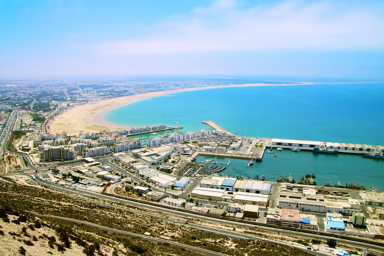 agadir, morocco, africa, nature, sea, beach, ocean, maroc